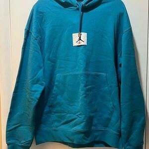 Jordan Teal Hoodie with Logo